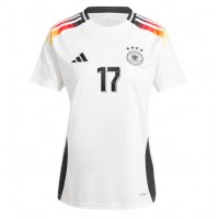 Germany Florian Wirtz #17 Replica Home Shirt Ladies Euro 2024 Short Sleeve